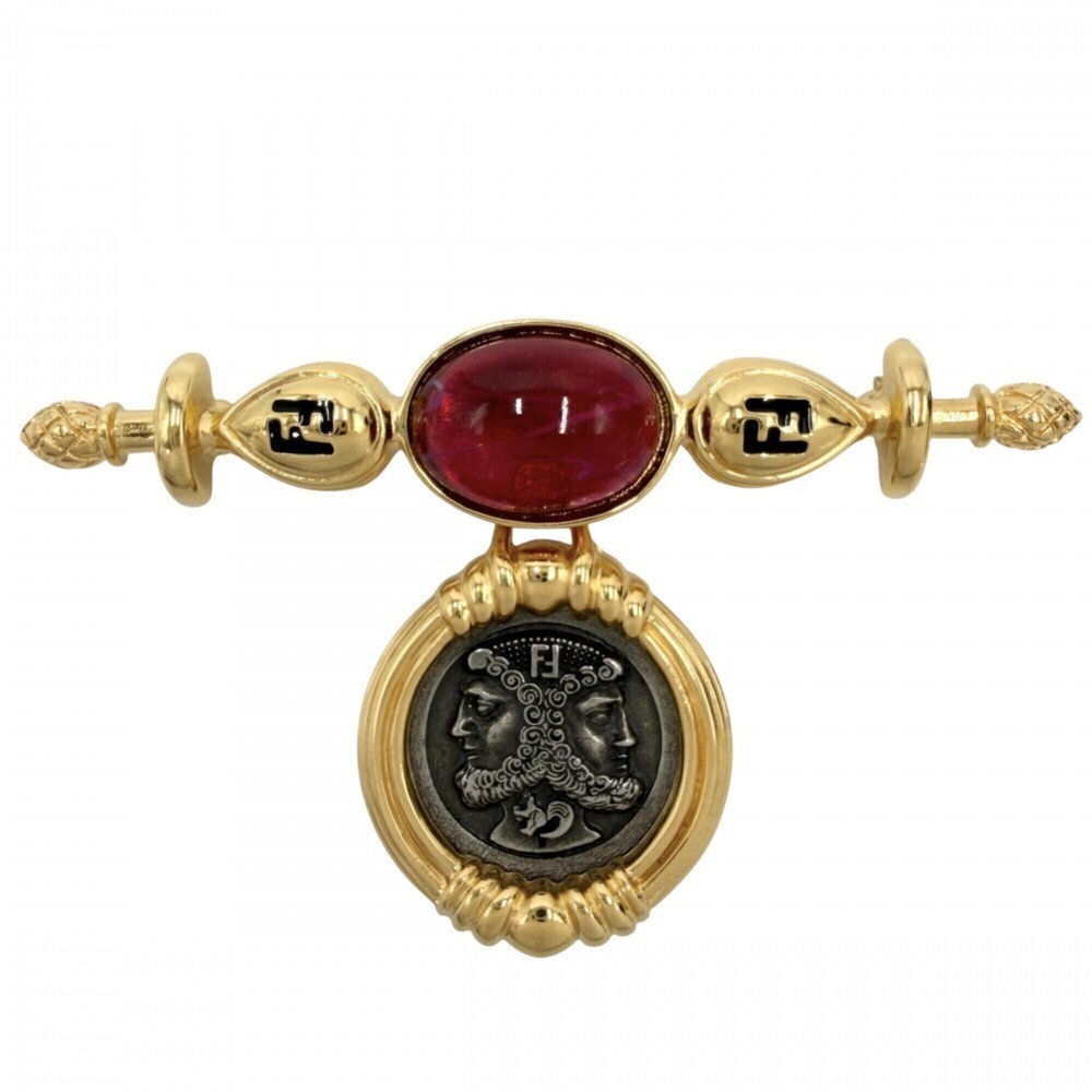 FENDI White Brooch